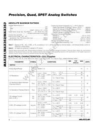 MAX352ESE+T Datasheet Page 2