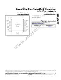 MAX3622CUE+T Datasheet Page 9