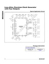 MAX3624UTJ2 Datasheet Page 12