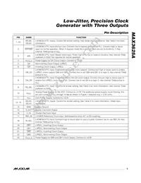 MAX3625ACUG2T Datasheet Page 5