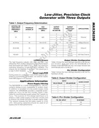MAX3625BEUG+T Datasheet Page 7