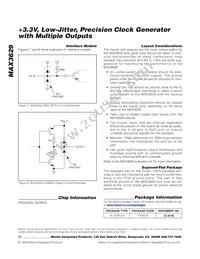 MAX3629CTJ+T Datasheet Page 12