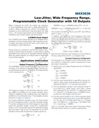 MAX3636ETM+T Datasheet Page 15