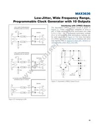 MAX3636ETM+T Datasheet Page 20