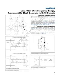 MAX3636ETM+T Datasheet Page 22