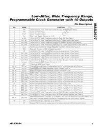 MAX3637ETM2T Datasheet Page 9
