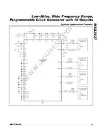 MAX3637ETM2T Datasheet Page 21