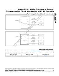 MAX3637ETM2T Datasheet Page 23