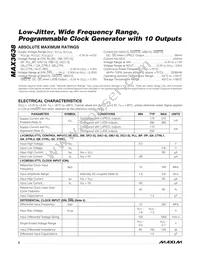 MAX3638ETM2T Datasheet Page 2