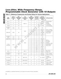 MAX3638ETM2T Datasheet Page 14