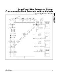 MAX3638ETM2T Datasheet Page 21