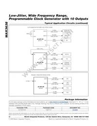 MAX3638ETM2T Datasheet Page 22