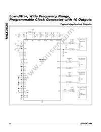 MAX3639ETM2T Datasheet Page 22