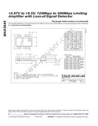 MAX3645ESE+T Datasheet Page 10