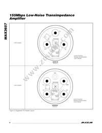 MAX3657ETC+T Datasheet Page 8