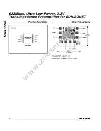 MAX3664ESA+T Datasheet Page 10