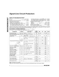 MAX366CSA+T Datasheet Page 2