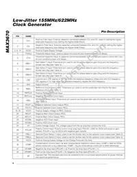 MAX3670EGJ-T Datasheet Page 6