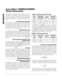 MAX3670EGJ-T Datasheet Page 8