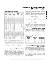 MAX3670EGJ-T Datasheet Page 9