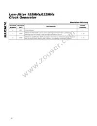 MAX3670EGJ-T Datasheet Page 12