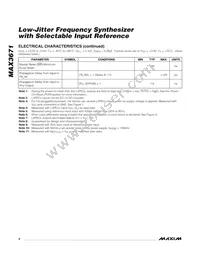 MAX3671ETN2T Datasheet Page 4