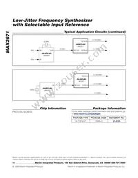 MAX3671ETN2T Datasheet Page 16