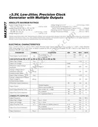 MAX3677CTJ2 Datasheet Page 2