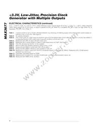 MAX3677CTJ2 Datasheet Page 4