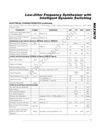 MAX3678UTN2T Datasheet Page 3