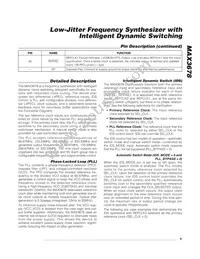 MAX3678UTN2T Datasheet Page 9