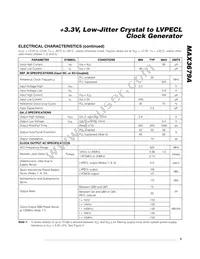 MAX3679AETJ2T Datasheet Page 3