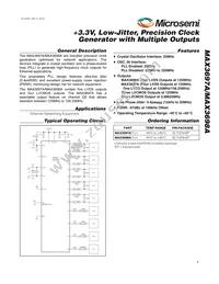 MAX3698AETJ+T Datasheet Cover