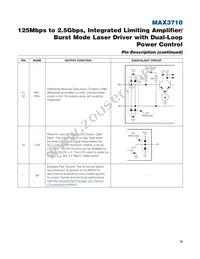 MAX3710ETG+T Datasheet Page 16