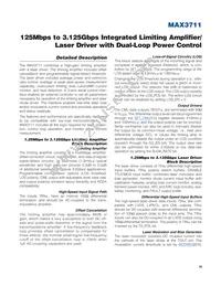 MAX3711ETG+ Datasheet Page 16