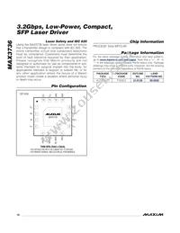MAX3736ETE+T Datasheet Page 10