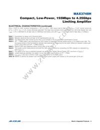 MAX3748HETE+T Datasheet Page 4