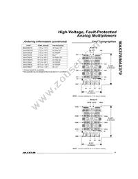 MAX379CWG+TG035 Datasheet Page 11