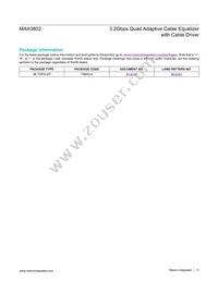 MAX3802UTK+TD Datasheet Page 11