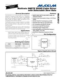 MAX3812USA+T Datasheet Cover