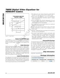 MAX3815ACCM+T Datasheet Page 10