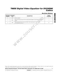 MAX3815CCM+TDG51 Datasheet Page 11