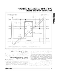 MAX3816ACUE+T Datasheet Page 13