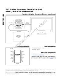 MAX3816ACUE+T Datasheet Page 18