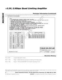 MAX3822UCM+T Datasheet Page 14