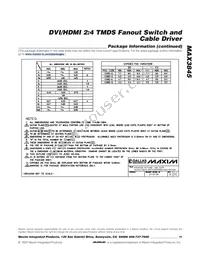 MAX3845UCQ+ Datasheet Page 19