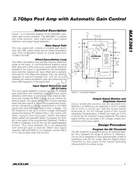 MAX3861ETG+T Datasheet Page 7