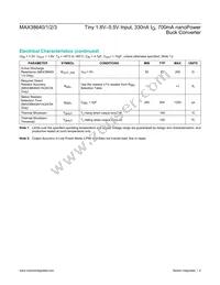 MAX38640AENT+ Datasheet Page 4