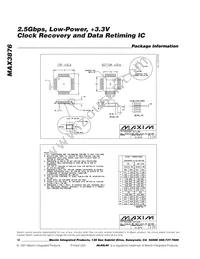 MAX3876EHJ+T Datasheet Page 10