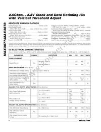 MAX3877EHJ+T Datasheet Page 2